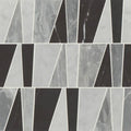 Modni Zayden Cool Blend 12.75x11.75 Honed Marble Decorative Mosaic