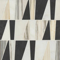 Modni Zayden Warm Blend 12.75x11.75 Honed Decorative Marble Mosaic