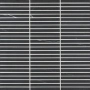 Monet Nero Marquina 12x11.75 Honed Marble Mosaic