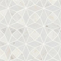 Monet Oriental White 10.25x10.25 Honed Marble 5 Mosaic
