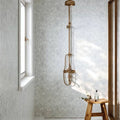 Monet Oriental White 10.25x10.25 Honed Marble 5 Mosaic