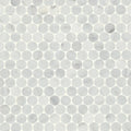 Monet Oriental White 11.75x11.25 Honed Decorative Marble Mosaic