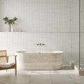 Monet Oriental White 12x11.75 Honed Decorative Marble Mosaic
