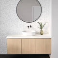 Monet White Carrara 10.25x10.25 Honed Decorative Marble Mosaic