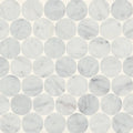 Monet White Carrara 11.75x11.5 Honed Marble Mosaic