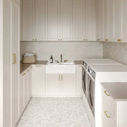 Monet White Carrara 11.75x11.5 Honed Marble Mosaic