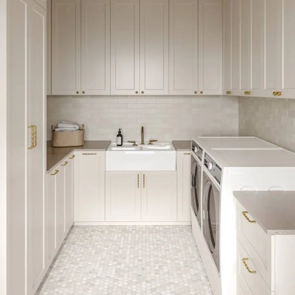 Monet White Carrara 11.75x11.5 Honed Marble Mosaic