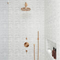 Monet White Carrara 12x11.75 Honed Decorative Marble Mosaic