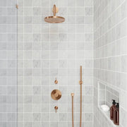 Monet White Carrara 4x4 Honed Marble Floor & Wall Tile