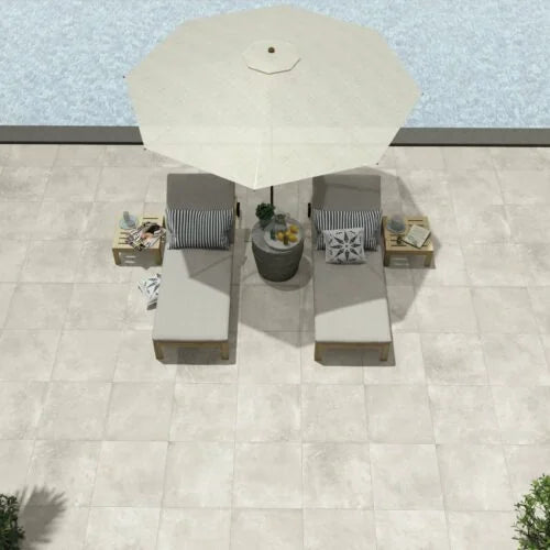 Monolith Pearl 24x24 Matte Porcelain Paver