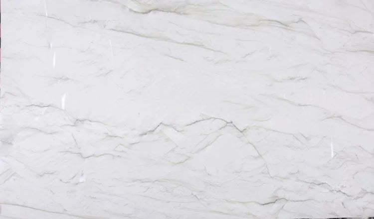 Mont Blanc / Calacatta Boheme 133x78 Polished Quartzite Slab