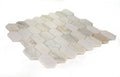 Montage Calacatta Gold Elongated Hex Honed Marble Mosaic