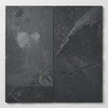 Montauk Black 12x24 Gauged Slate Natural Stone Tile close-up