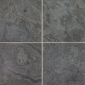 Montauk Black 16x16 Honed Slate Natural Stone Tile