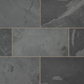 Montauk Black 18x36 Gauged Slate Tile