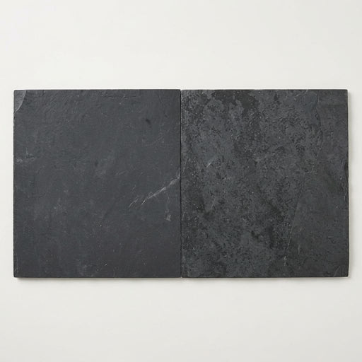 Montauk Black 24x24 Gauged Slate Tile close-up