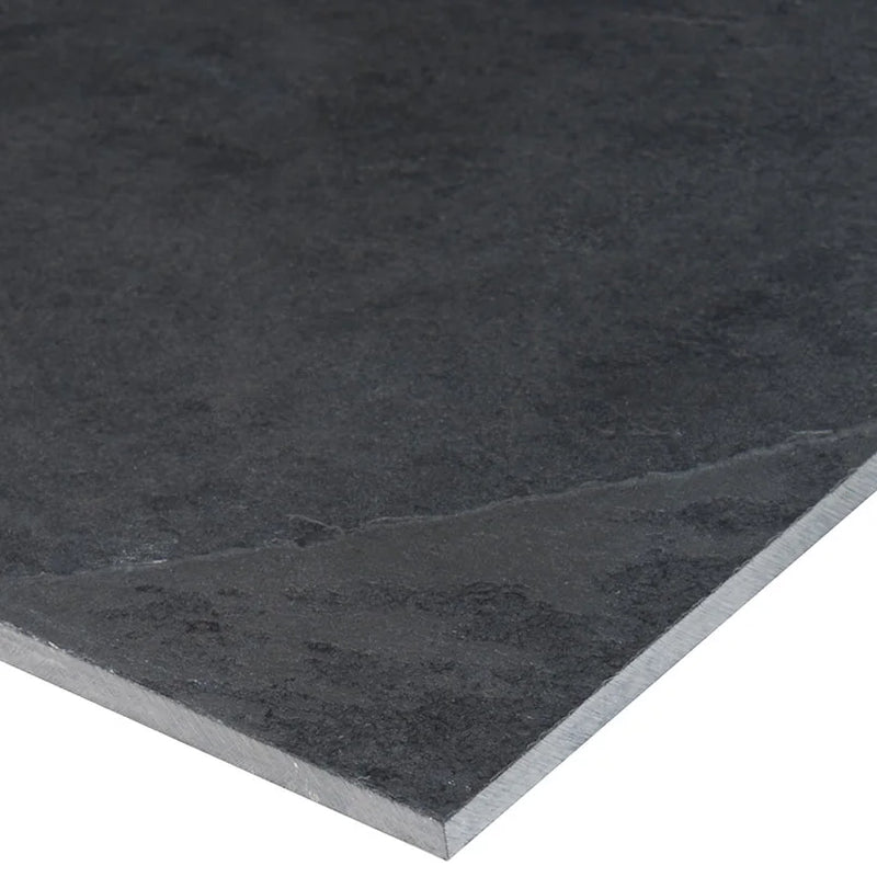 Montauk Black 3x6 Subway Gauged Slate Tile