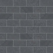 Montauk Black 3x6 Subway Gauged Slate Tile