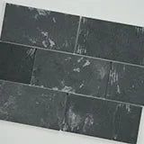 Montauk Black 3x6 Subway Gauged Slate Tile