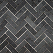 Montauk Black 4x12 Subway Gauged Slate Tile