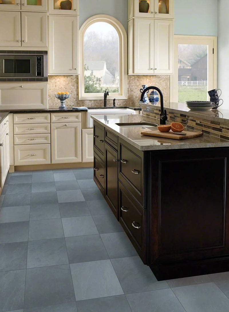 Montauk Blue 12x12 Gauged Slate Tile