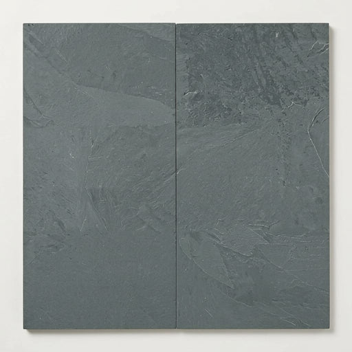 Montauk Blue 12x24 Gauged Slate Tile close-up