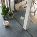 Montauk Blue 18x36 Gauged Slate Tile — Living Room floor