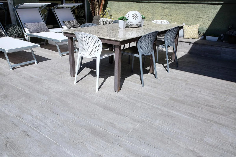 MonteVerde Gray 16x48 Matte Porcelain Paver