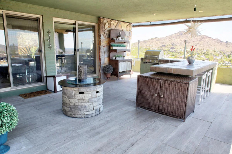 MonteVerde Gray 16x48 Matte Porcelain Paver