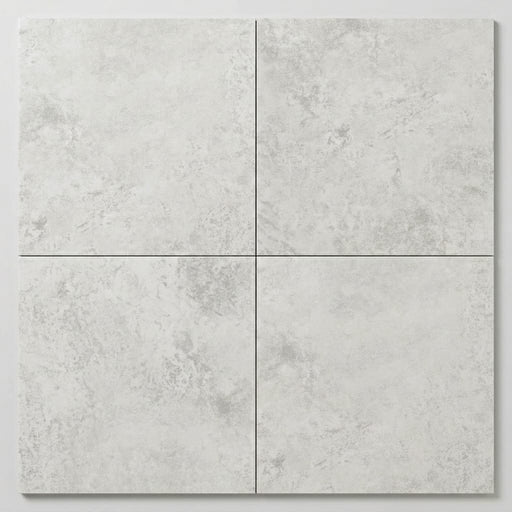 Monument White 17x17 Ceramic Tile 18x18 close-up