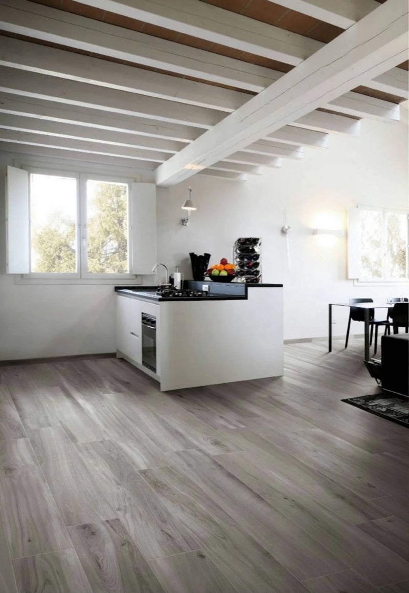 Mood Wood White 8x48 Porcelain Tile