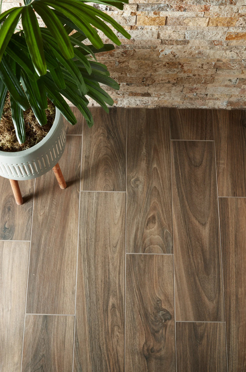 More Wood Ciliegio 8x48 Plank Matte Wood Look Porcelain Tile
