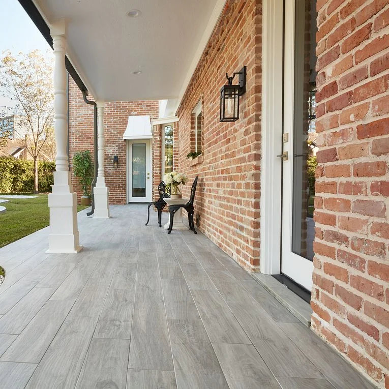 More Wood Grigio 8x32 Plank Matte Wood Look Porcelain Tile