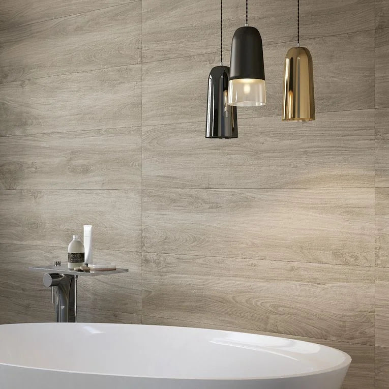 More Wood Grigio 8x32 Plank Matte Wood Look Porcelain Tile