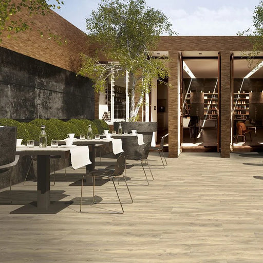 More Wood Miele 8x32 Plank Anti-Slip Wood Look Porcelain Tile