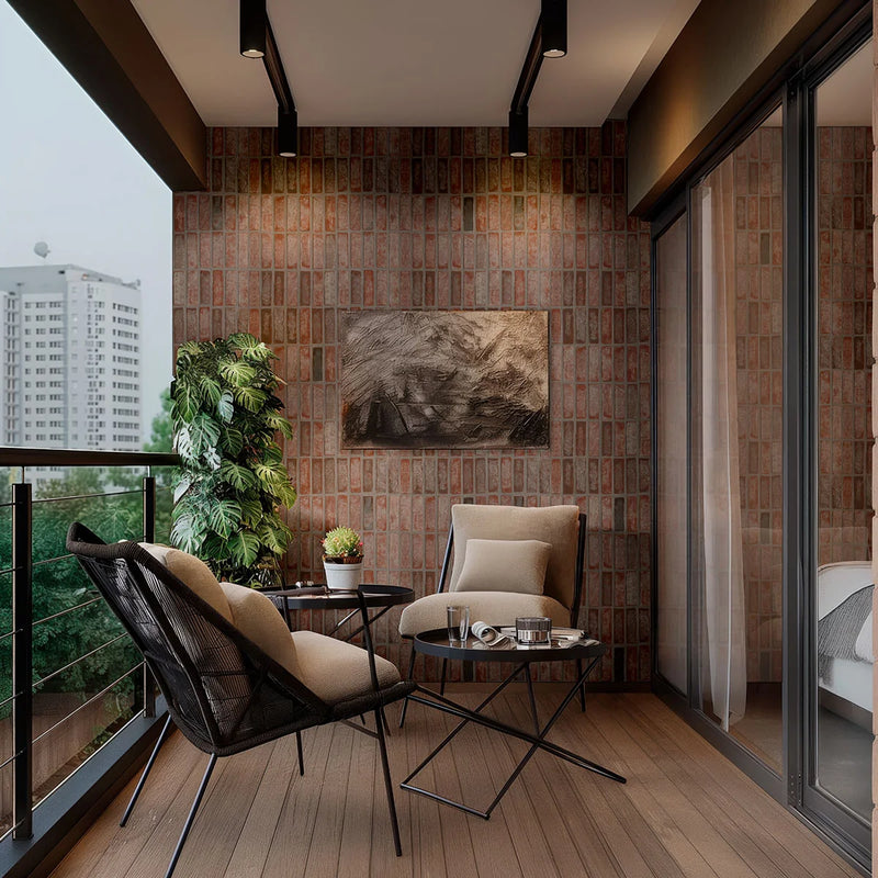 Noble Red Clay Brick Misc. Tumbled Terracota Tile