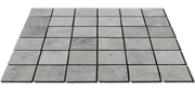 Tundra Gray 12x12 2x2 Tumbled Marble Mosaic