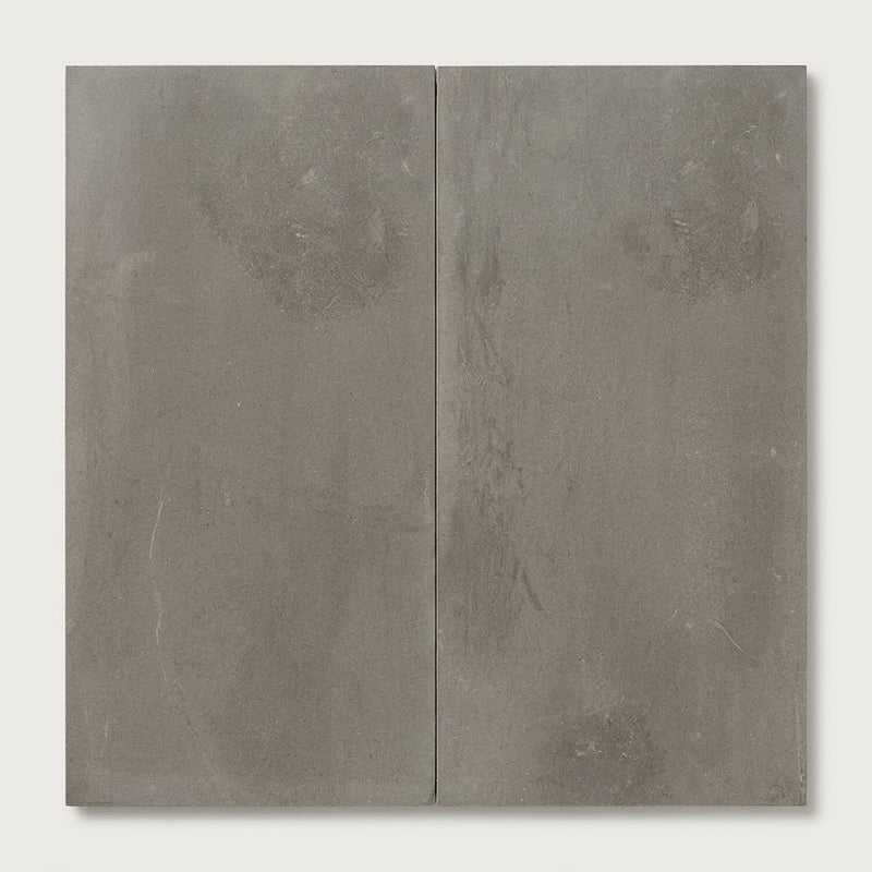 Moselle Gris Limestone Tile 12x24 Honed 3/8 inch close-up
