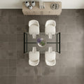 Moselle Gris Limestone Tile 24x24 Honed — Dining Room floor