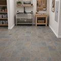 Multi Classic 12x12 Gauged Slate Tile — Basement floor