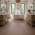 Multi Classic 12x24 Gauged Slate Tile — Bathroom floor