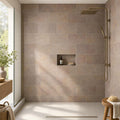 Multi Classic 12x24 Gauged Slate Tile — Bathroom shower wall