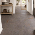 Multi Classic 16x16 Gauged Slate Tile — Hallway floor