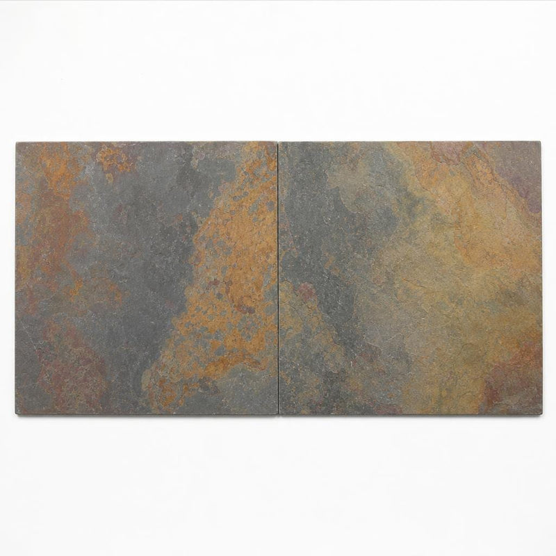 Multi Classic 24x24 Gauged Slate Tile close-up