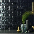 Multishapes Black 9.8x9.8 Porcelain Mosaic