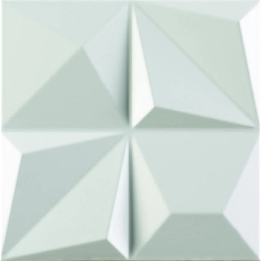 Multishapes White 9.8x9.8 Matte Ceramic Mosaic