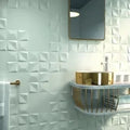 Multishapes White 9.8x9.8 Matte Ceramic Mosaic