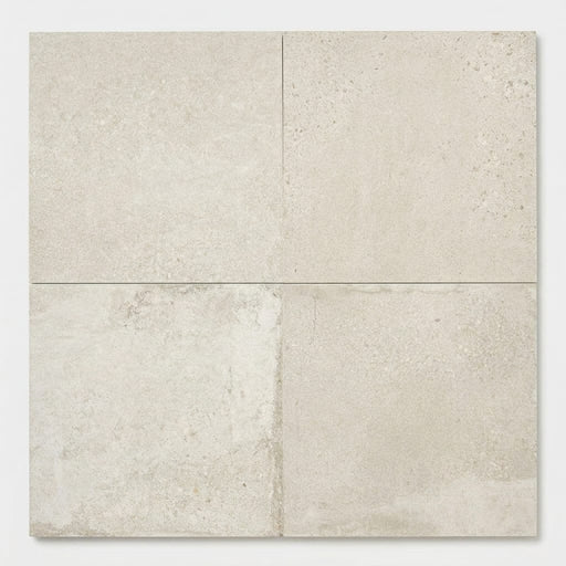 Museo Exhibition White Matte 24x24 Porcelain Tile close-up