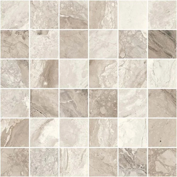 Mystic Beige 2x2 Matte Porcelain Mosaic
