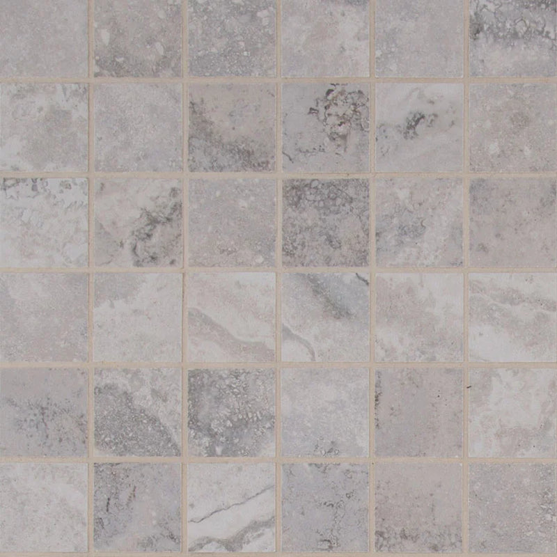 Napa Gray 2x2 Matte Ceramic Floor Mosaic Tile